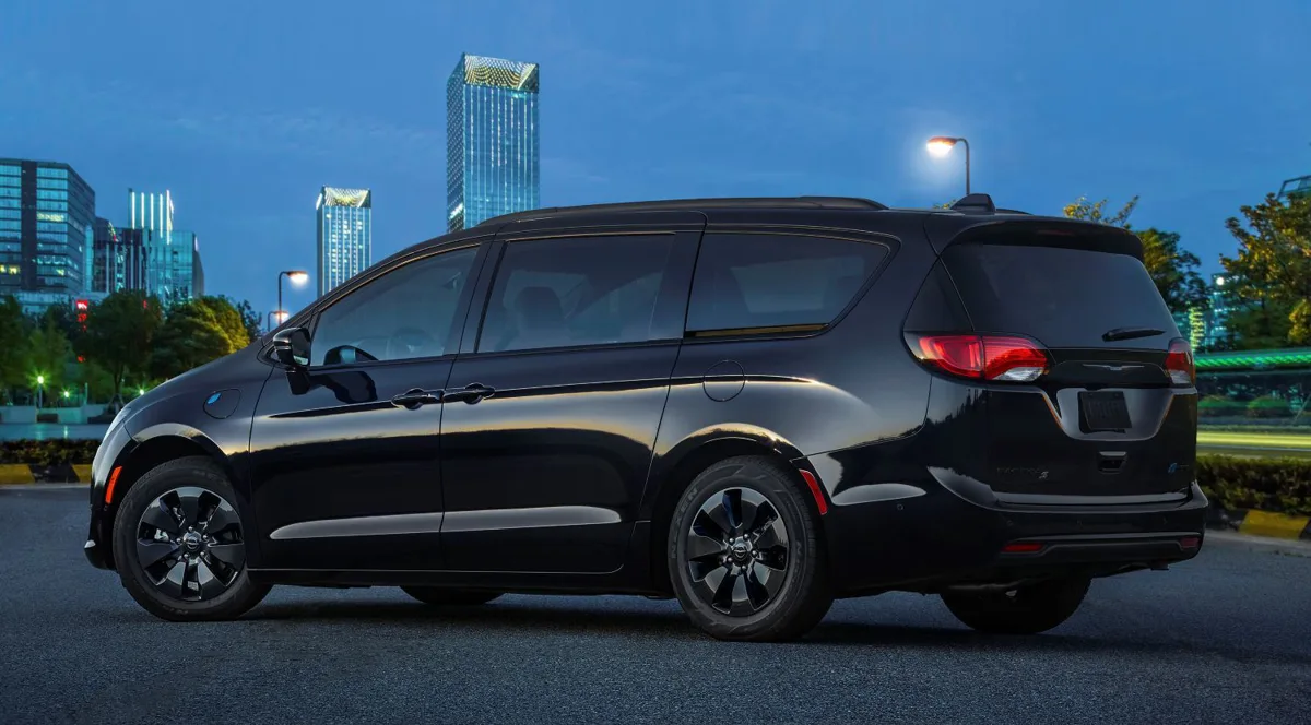 Spotless Black Transport Van Exterior